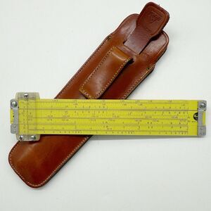 Pickett Slide Rule N600 - ES Leather Case Speed Rule Made USA